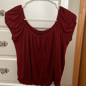 Red/maroon Aeropostale shirt